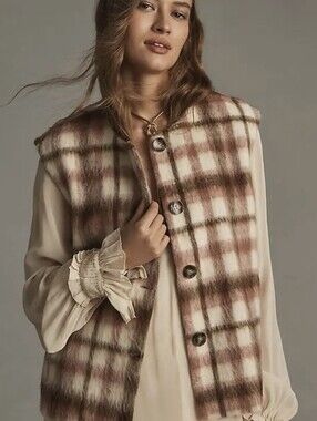 Anthropologie dRA LOS ANGELES sandy vest Small